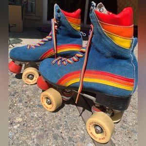 1970’s Vintage California Rainbow 🌈 Roller Skates 🛼